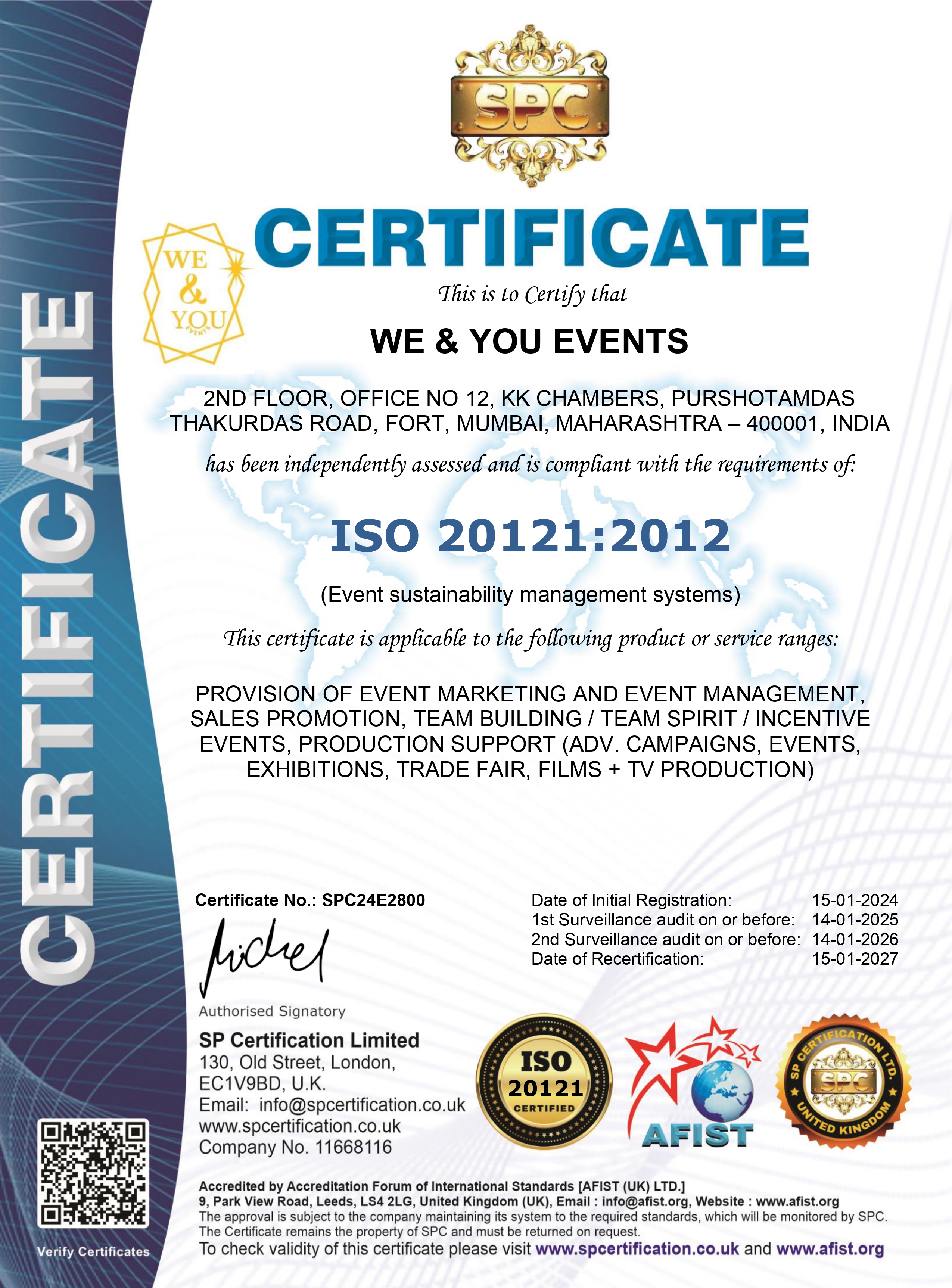 iso certified event management company in mumbai